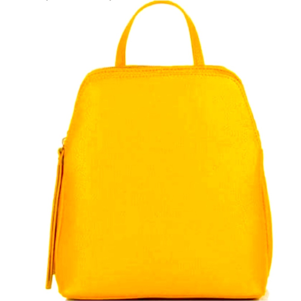NWT Silvano Borgatti Yellow Backpack